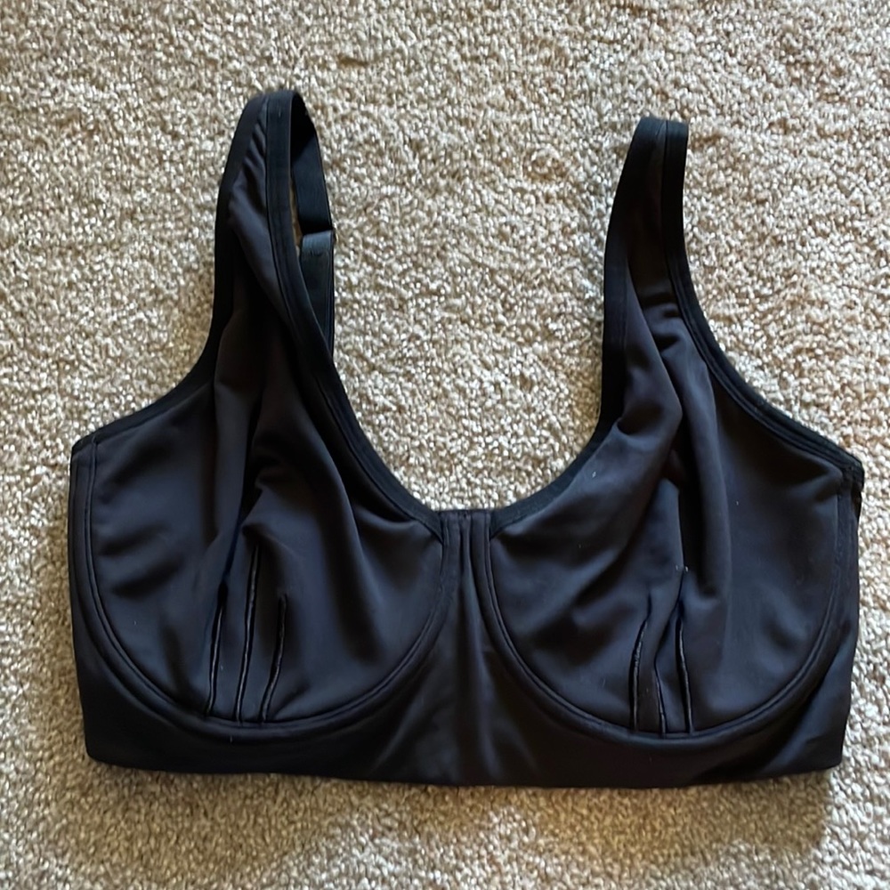 34DD NATORI Black Wire Sports Bra - Excellent Used Condition